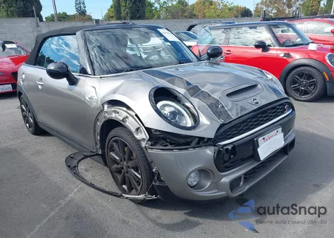 2019 Mini Convertible Cooper S из США, поврежденный, VIN WMWWG9C57K3E39618